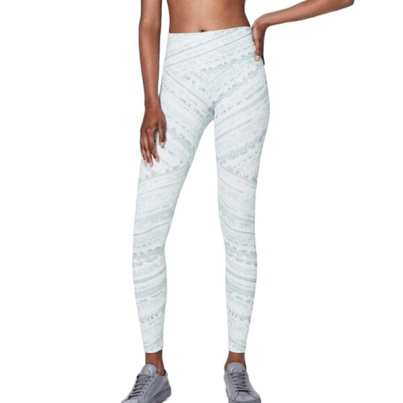 LULULEMON Wunder Under Hi-Rise Tight *28" Whirlwind Wunder Under White 2 - Picture 1 of 6